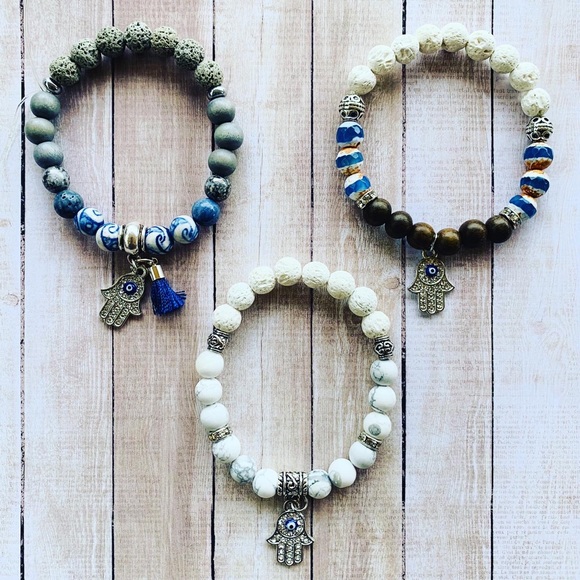 Evil Eye Protection Hamsa Essential Oil Diffuser - Picture 2 of 7